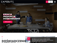 Tablet Screenshot of exposite.pl